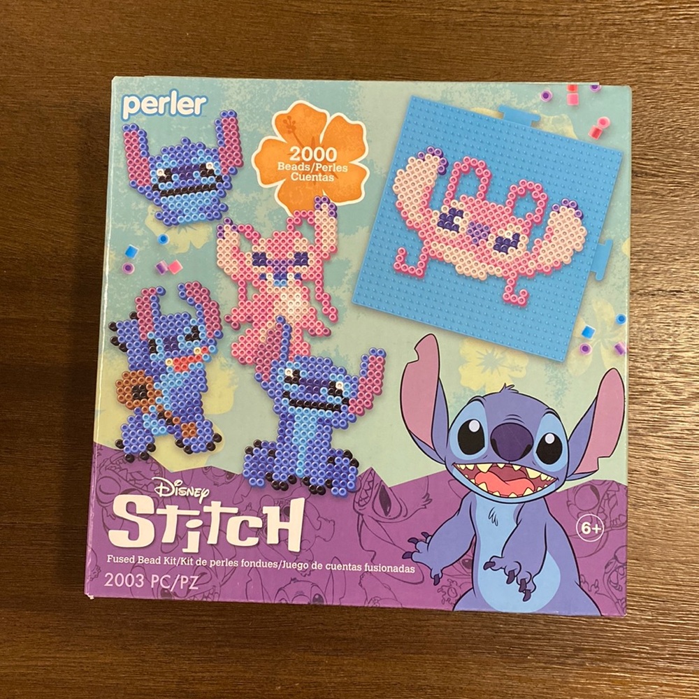 NIP Perler Disney Stitch Fused Bead Kit (2000 Beads) (2003 PC) Ages 6+